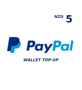 PayPal Wallet NZD 5 Top Up Key GLOBAL